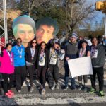 group of people in front of Rocky Balboa poster at Rocky Run November 9, 2019